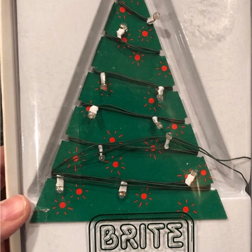 Department 56 Brite Lites Green Christmas Tree Light Display